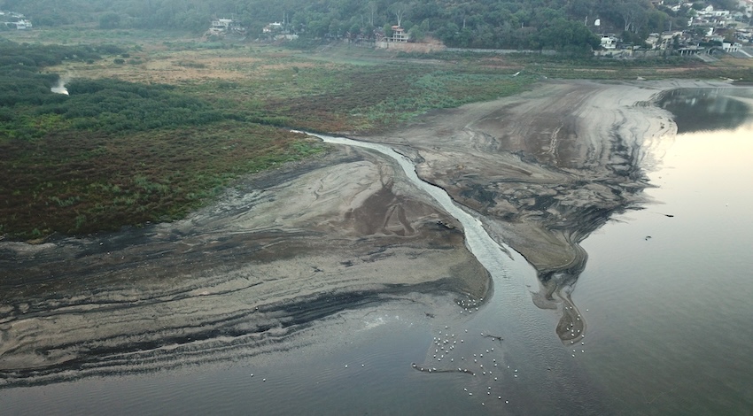 Sequía Presa Valle de Bravo - Foto: Algo que Informar 