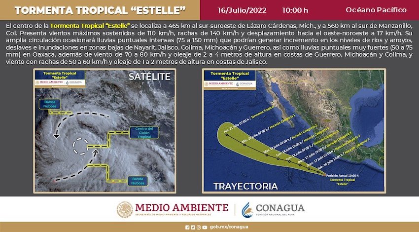 Tormenta Tropical Estelle 