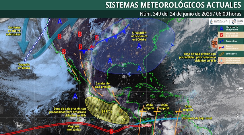Lluvias México SMN