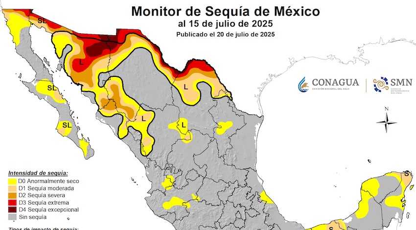 Monitor de Sequía de México 