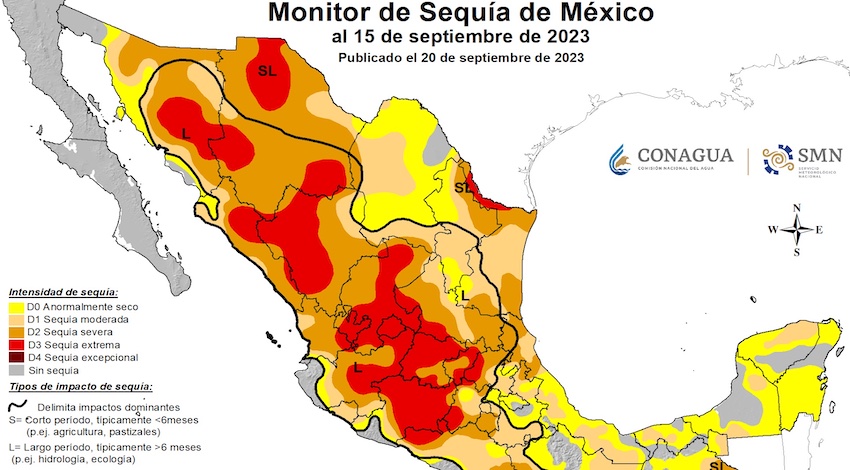 Monitor de Sequía de México  
