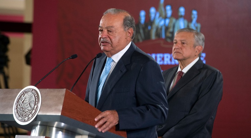 AMLO Carlos Slim 